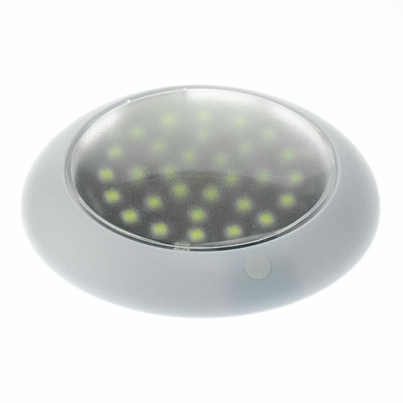 5 1/2" Waterproof LED Dome Light, White image number 1