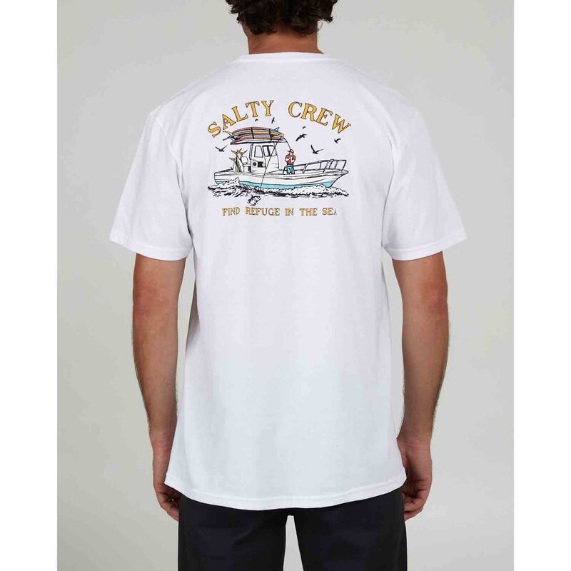 Salty Crew Men's Fish On Shirt, in White, Size XL | by West Marine