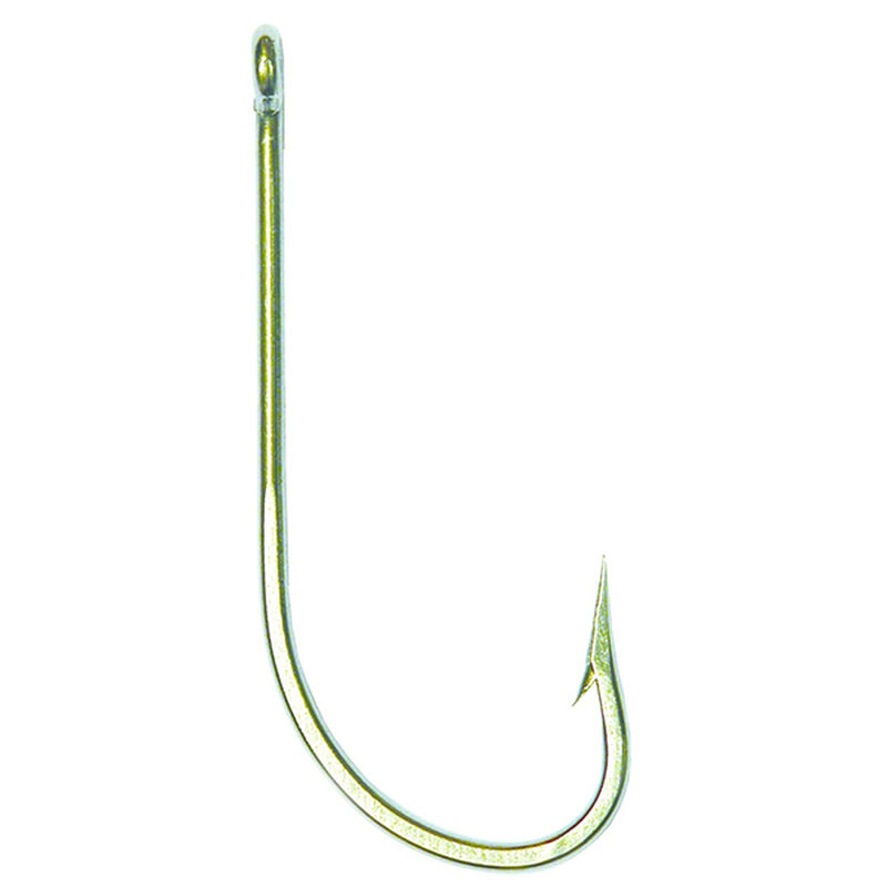 Mustad Hooks O'Shaughnessy Hook, Stainless Steel, Size 2/0, 8-Pack | For Fishing | by West Marine