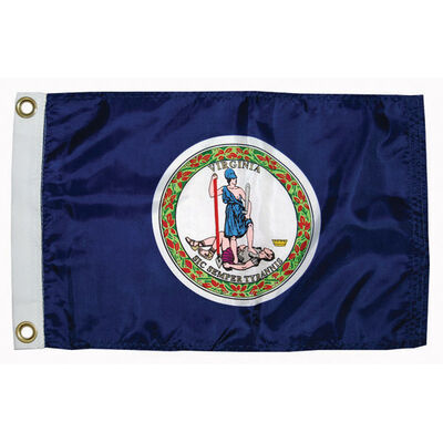 Virginia State Flag, 12" x 18"