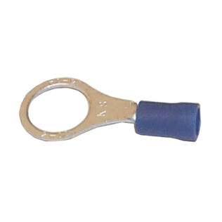 16-14 AWG Ring Terminals, 3/8", Blue