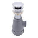 1-3/4" Drain, Touch Trap Sink Drain with Cover no Overflow, 1-1/4"-M Thread Chrome image number 0