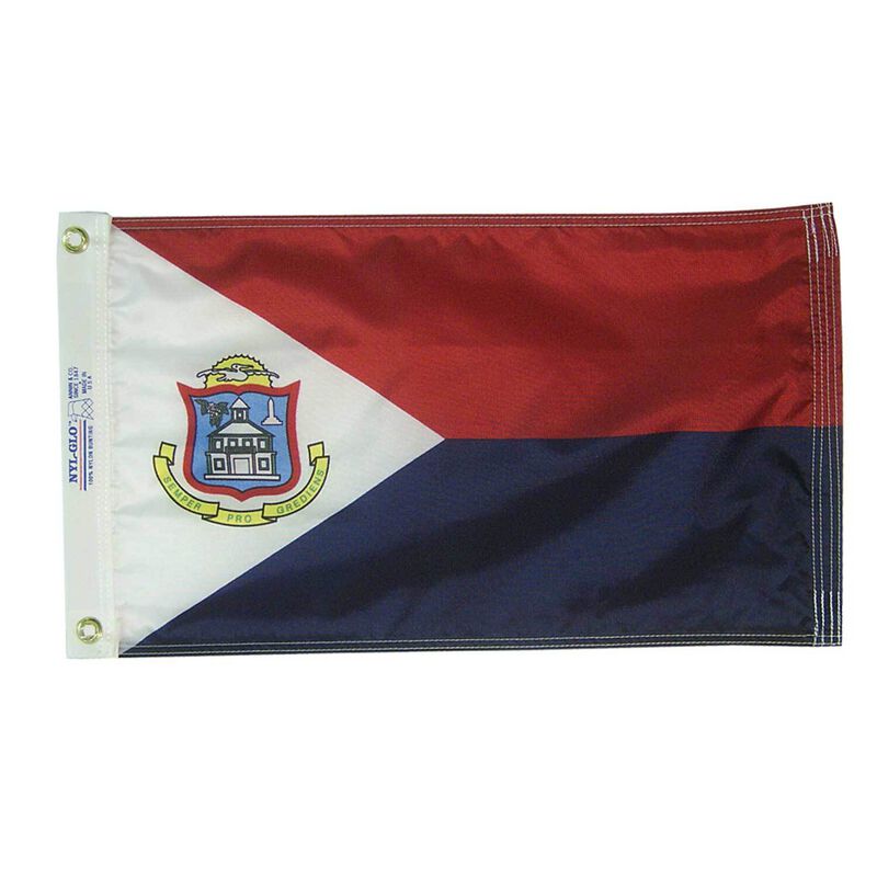 12" x 18" St. Maarten Courtesy Flag image number 0