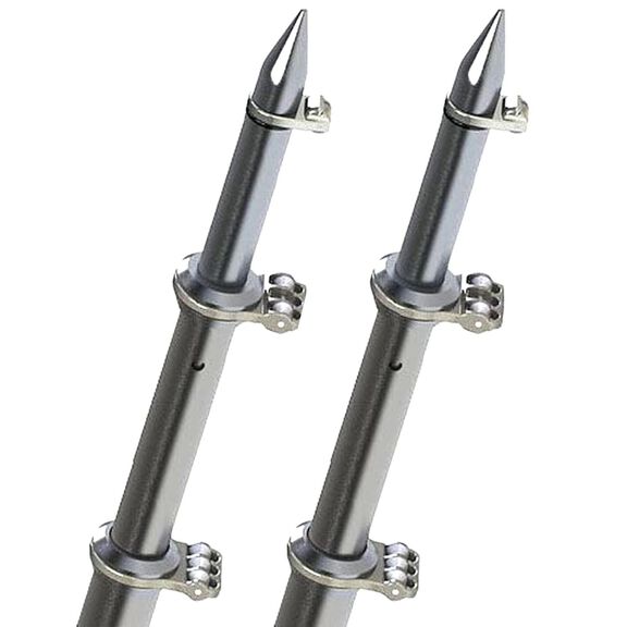 Deluxe Aluminum Tele-Outrigger Pole, 18', Pair image number 1