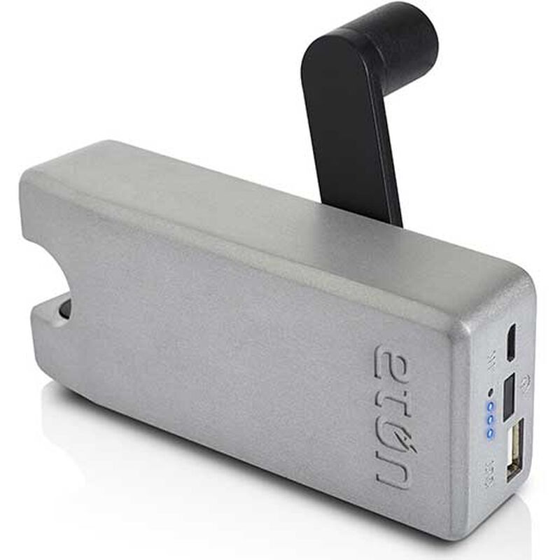 ETON BoostTurbine 4000 HandCranked USB Battery Pack—Silver West Marine