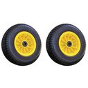 Dolly Wheels, PU Foam, Flat Free, for Laser, 2 Pack image number 0