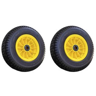 Dolly Wheels, PU Foam, Flat Free, for Laser, 2 Pack