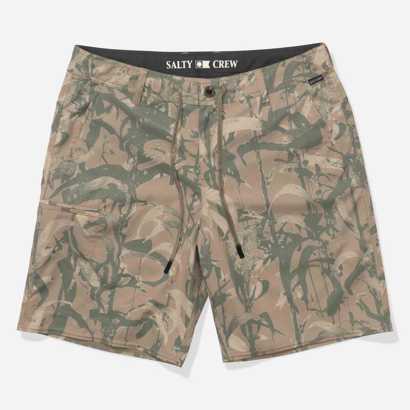 Salty Crew Men's Transom Tech Shorts, in Light Camo, Size 40 | by West Marine