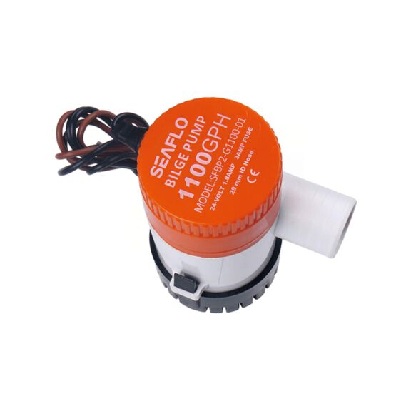 SEAFLO 24V 1100 GPH Bilge Pump, Submersible Marine Pump image number 1