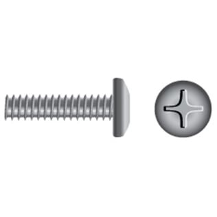 Stainless Steel Phillips Pan-Head Coarse Thread Machine Screws