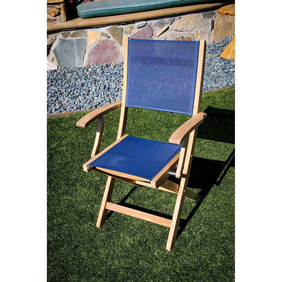 Bimini Teak Folding Deck Chair image number 3