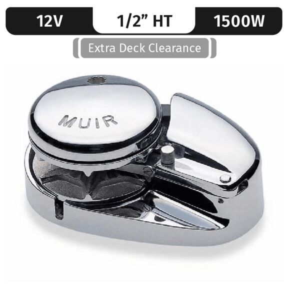 Muir Storm 2500 Low-Profile Windlass, 1/2" HT (G4), 12V DC, 1200W image number 0