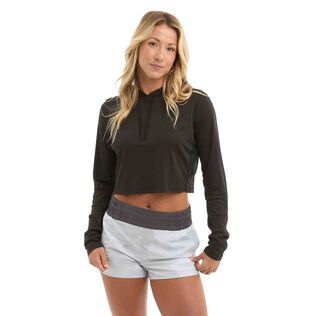 Women's VaporTek Cropped Hooded Shirt