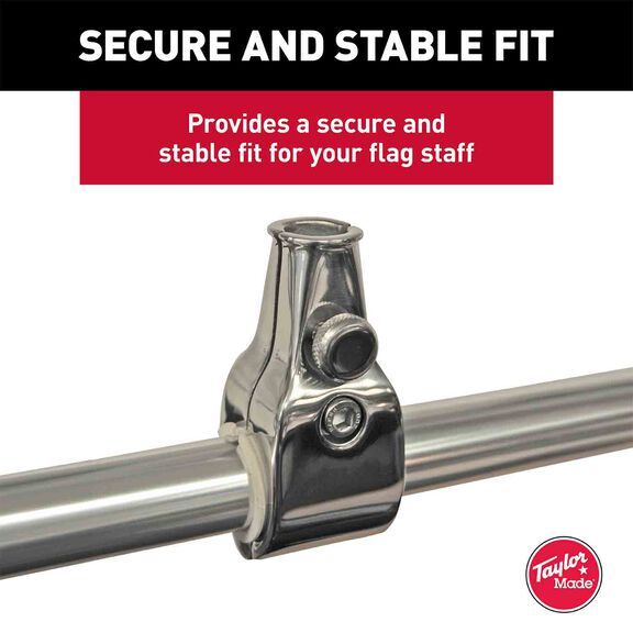 Rail-Mount Flag Pole Socket for 7/8" - 1/2" Rails image number 3