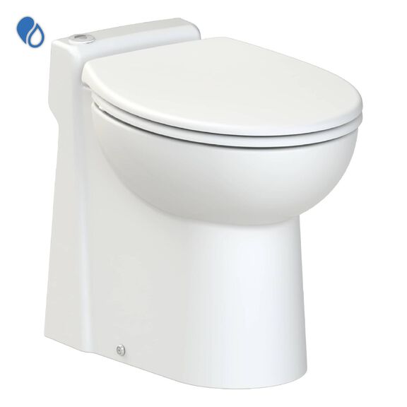SaniMarin 4 Comfortable Right Height Automatic Electric Marine Macerating Toilet, Porcelain Bowl, 12 Volt image number 0