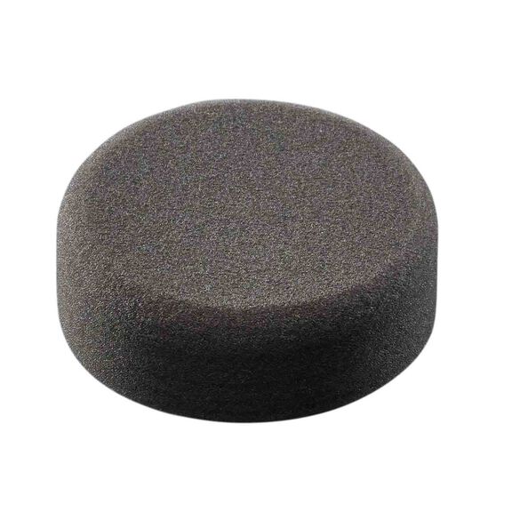 3" Black Foam Finishing Pad, 5 Piece image number 0