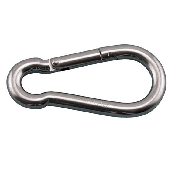 2 3/8" Stainless Steel Carabiner without Eye image number 0