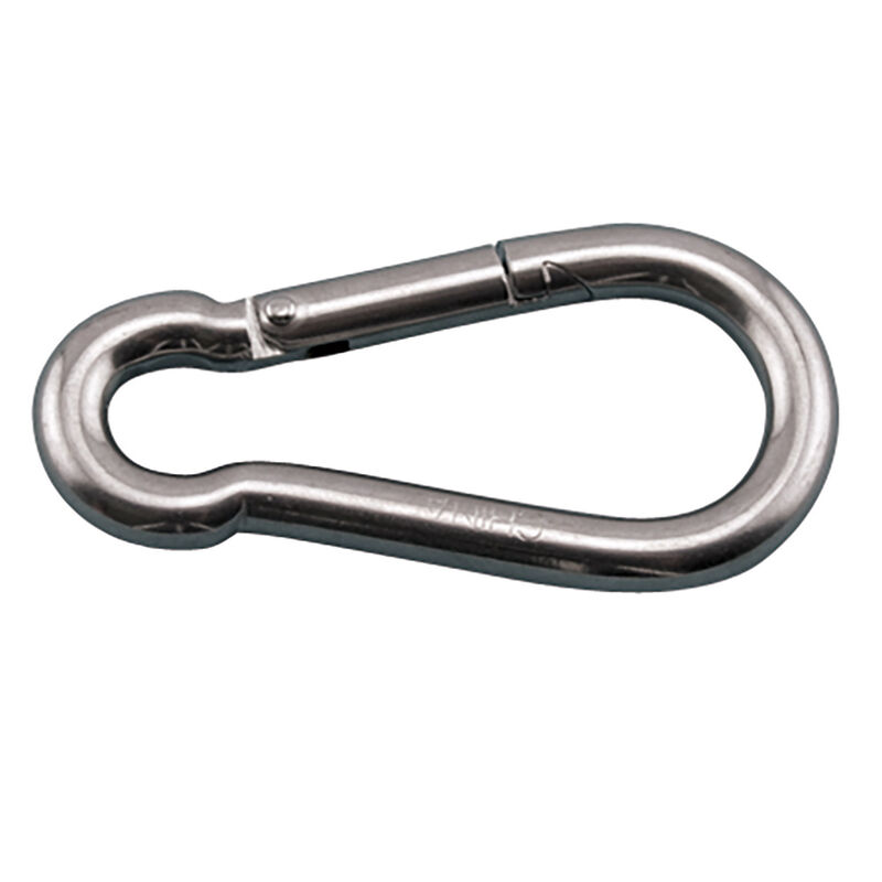 6 3/8" Stainless Steel Carabiner without Eye image number 0