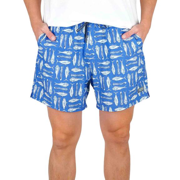 Men's Strike Printed Swim Trunks image number 0