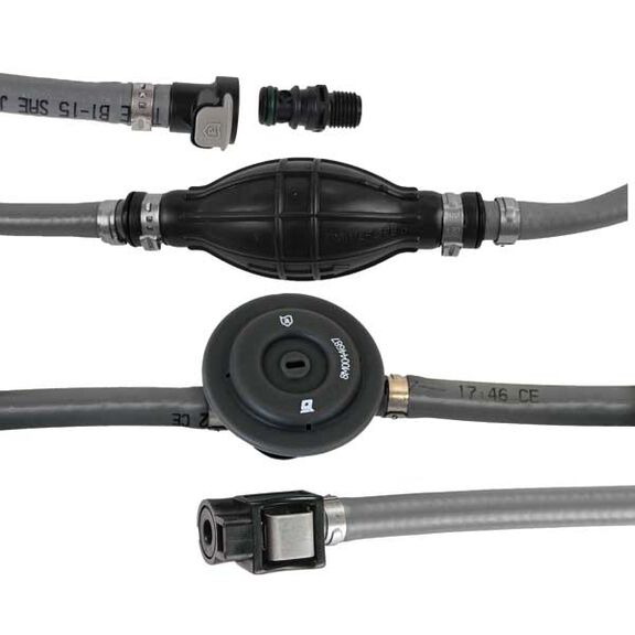 Honda O/B Platinum Fuel Line Assembly, Quick Connect, Female w/Rectangular Post, 6' x 3/8" image number 0