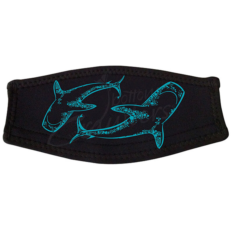 Neoprene Mask Strap Cover, Tiger Shark image number 0