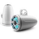 M6-880ETXv3-Gw-S-GwGw-i 8.8" Enclosed Marine Coaxial Speaker System, Gloss White, White Sport Grille with RGB LED Lighting image number 5