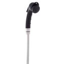 Recessed Shower Black Cup with Stainless Steel Lid w/Gasket, Small Black Sprayer, 6' Stainless Steel Hose image number 8