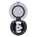 Trinidad Recessed Control Valve Cold Only, Black Cup with Stainless Steel Lid w/Gasket, Chrome Trinidad Handle image number 1