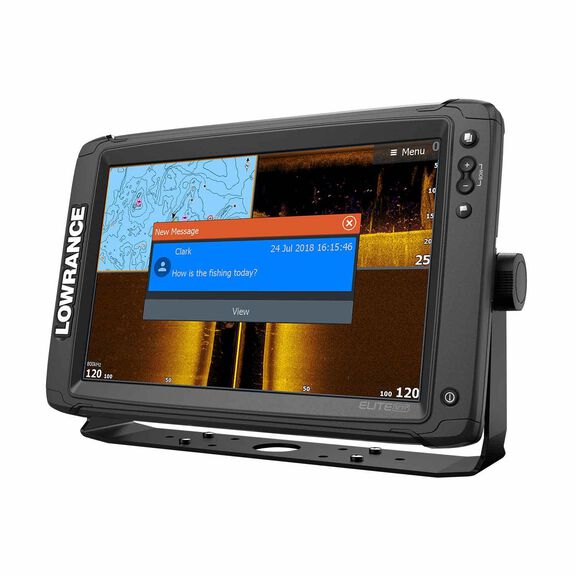 Elite-12 Ti&sup2; Fishfinder/Chartplotter Combo with Active Imaging 3-in-1 Transducer and US/Can Navionics+ Charts image number 1