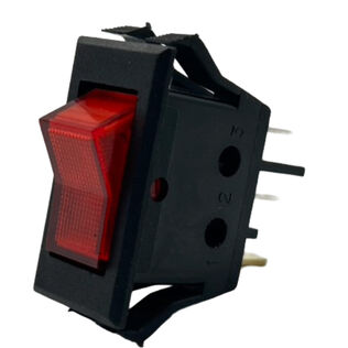 Illuminated Rocker Switch, Off/On, SPST