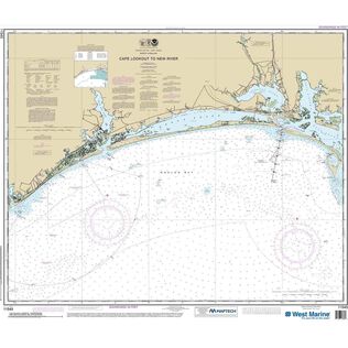 Maptech&reg; NOAA Recreational Waterproof Chart-Cape Lookout to New River, 11543