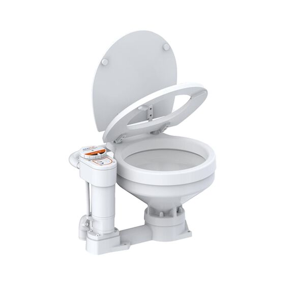 SEAFLO 12V Electric Twist Flush Marine Toilet image number 1