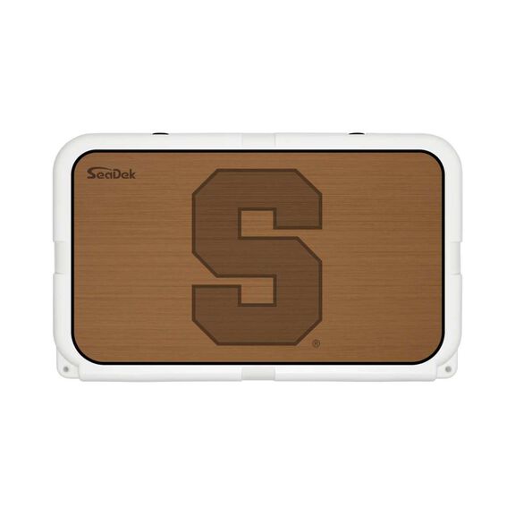 SeaDek Cooler Pad - Collegiate Collection - Fits YETI Tundra 45 - Mocha / Black, University of Syracuse image number 0