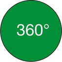 Series 34 Mast Mount LED All-Round Green Navigation Light image number 1
