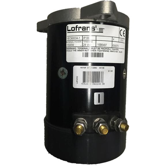 Lofrans Replacement Windlass Motor, 1200W, 24V image number 0