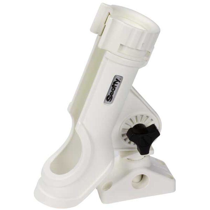 No. 230 Power Lock Rod Holder with Combination Side/Deck Mount, White image number 0