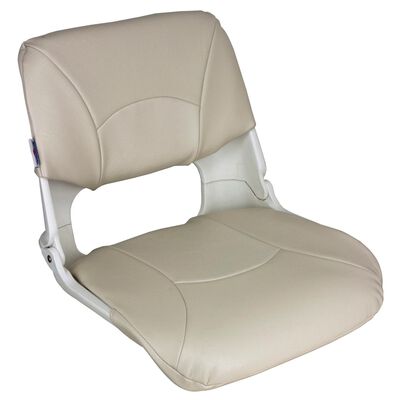 Skipper Folding Seat, White Upholstery With White Shell