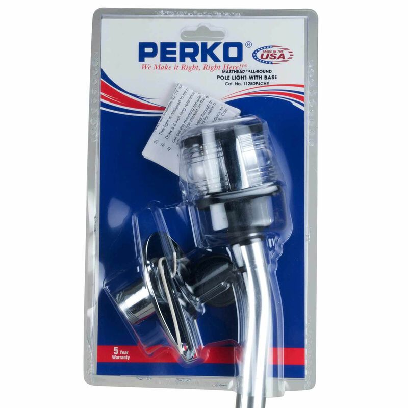 PERKO Combination Masthead/AllRound Navigation Pole Light West Marine