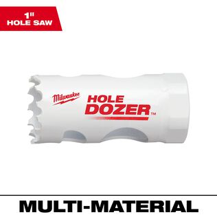 1" HOLE DOZER&trade; Bi-Metal Hole Saw