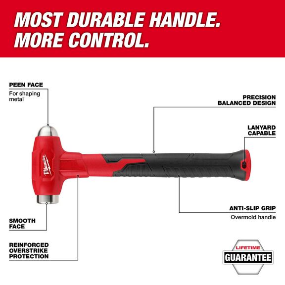 MILWAUKEE 32oz Dead Blow Ball Peen Hammer West Marine