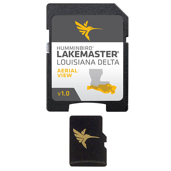 HCLD1 Lakemaster Satellite View Louisiana Delta Chart MicroSD Card, Version 1 image number 1