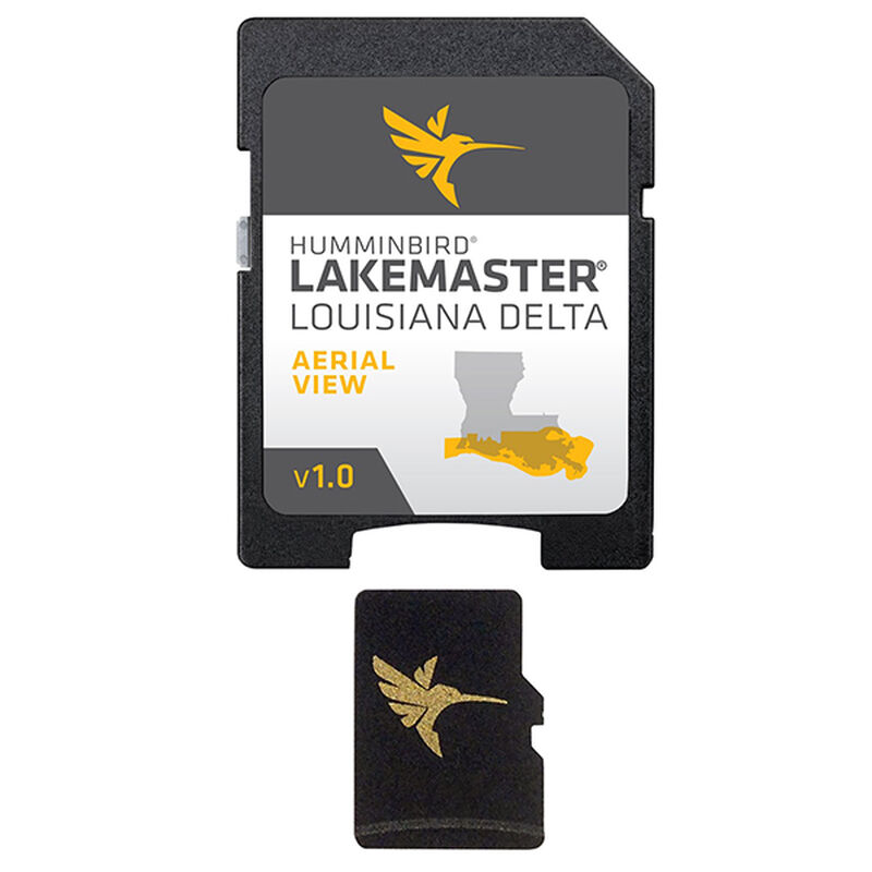 HCLD1 Lakemaster Satellite View Louisiana Delta Chart MicroSD Card, Version  1