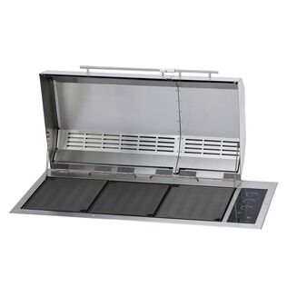 Big American, Three Zone Grill, Mounting Holes, Split Lid, Hardwire, 240V