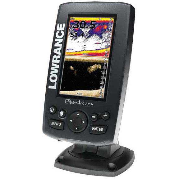ELITE-4X HDI Fishfinder with 83/200 Broadband Sonar and 455/800 DownScan&trade; Imaging image number 0