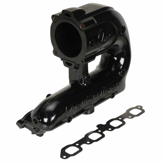 Quicksilver 8M0104213 Exhaust Manifold, Starboard Side, EC, Single Catalyst, Starboard Side Only on MerCruiser 8.2L Magnum EC Sterndrive Engines and 8.2L  EC Inboard Engines image number 2