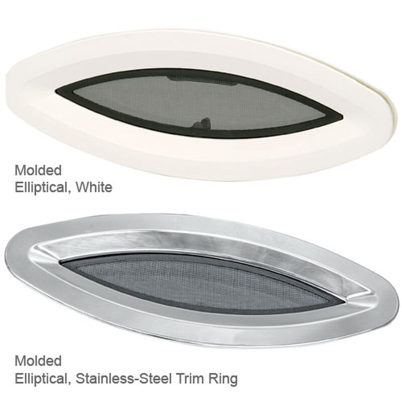 Flagship Series Oval Molded Portlight, White image number 0