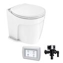 COMMODORE CM5RMT Deluxe Electric Marine Toilet Boating Head &ndash; Fresh Water, 12V, with Smart Panel & Solenoid Valve image number 0