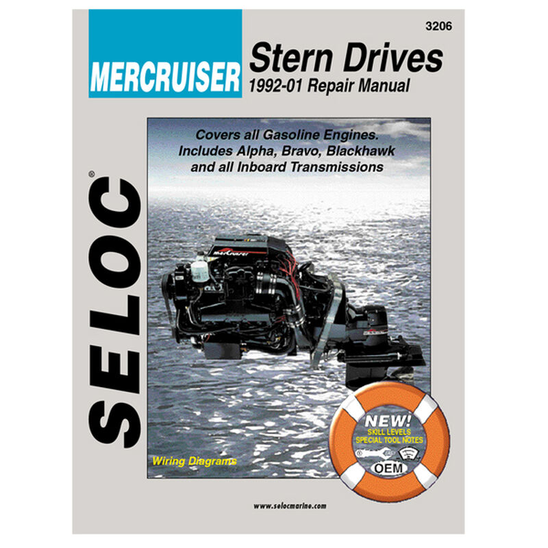 Repair Manual - MerCruiser Stern Drive, 1992-2000, All gas engines, all HP image number 0