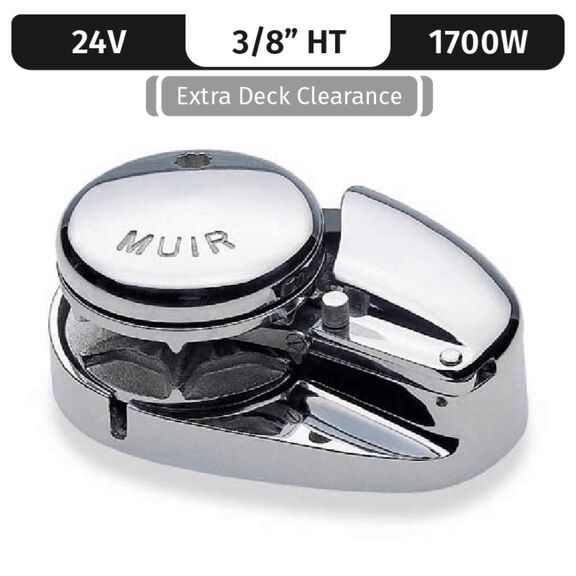 Muir Storm 3500 Low-Profile Windlass Low-Profile, 3/8" HT (G4), 24V DC, 1500W image number 0