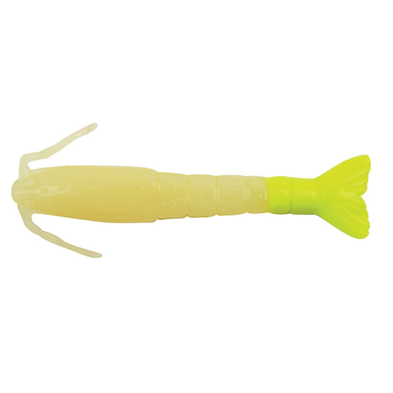 Berkley Gulp! Alive! Shrimp, 3 Glow/Chartreuse